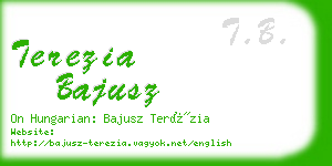 terezia bajusz business card